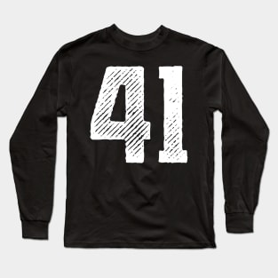 Rough Number 41 Long Sleeve T-Shirt